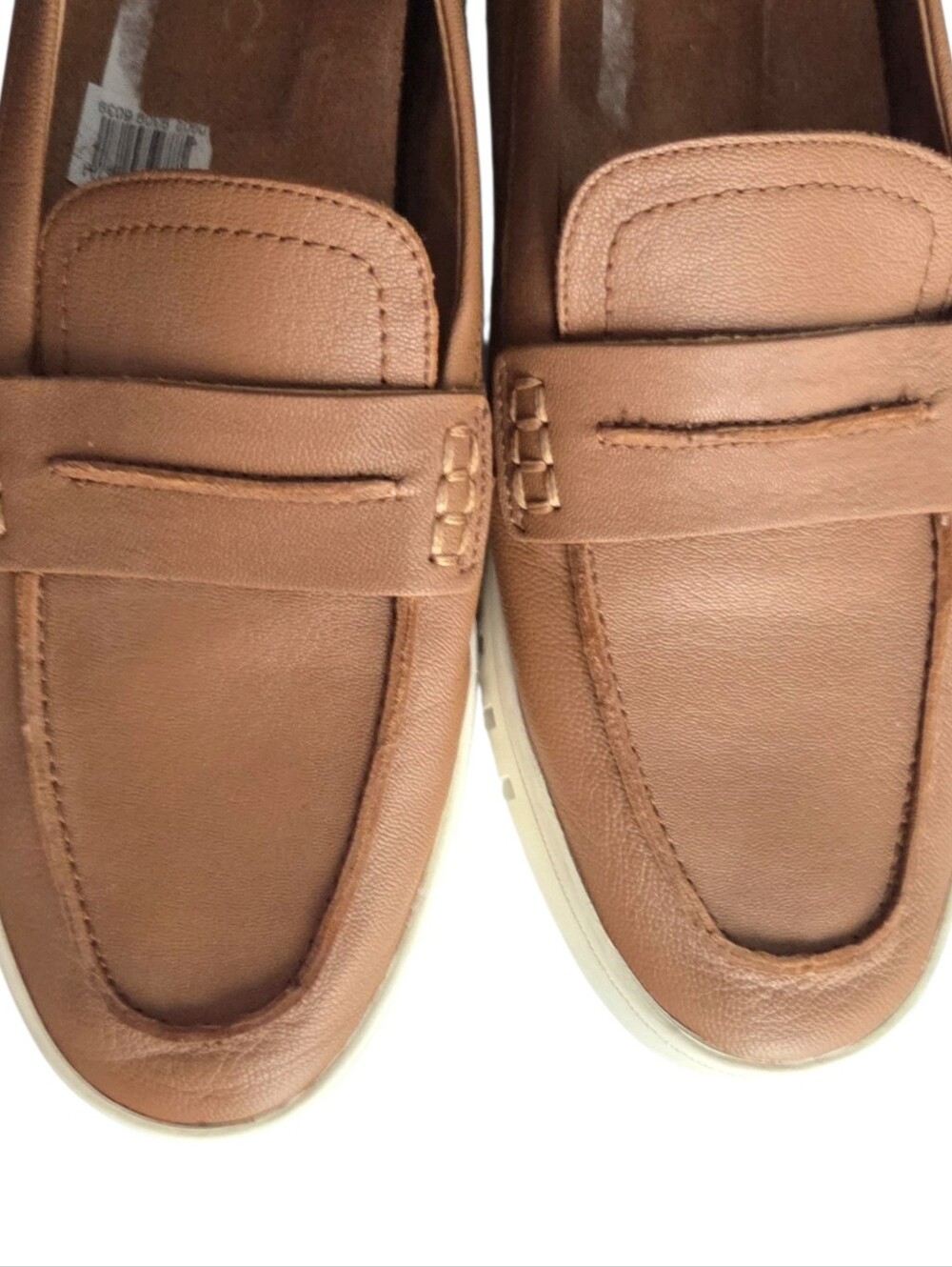 Vionic Tan Leather Uptown Loafer Women's Size 9.5 Preppy - Picture 9 of 10